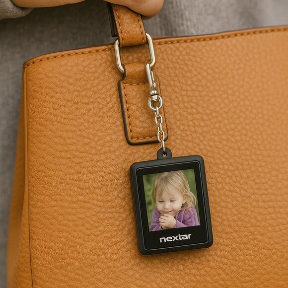 Nextar Digital Photo Keychain Rechargeable Built In Battery Stores Up To 60 Pics - Picture 2 of 10